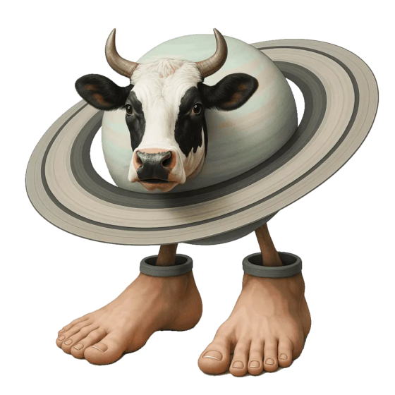 La Vaca Saturno Saturnita — postać z kolekcji Brainrot GO