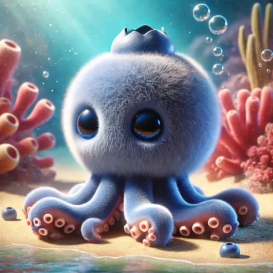 Blueberrinni Octopussini — postać z kolekcji Brainrot GO
